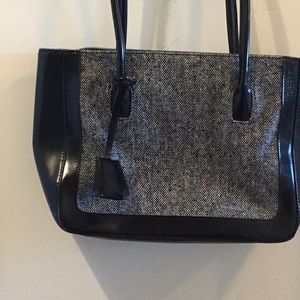 Black patent purse